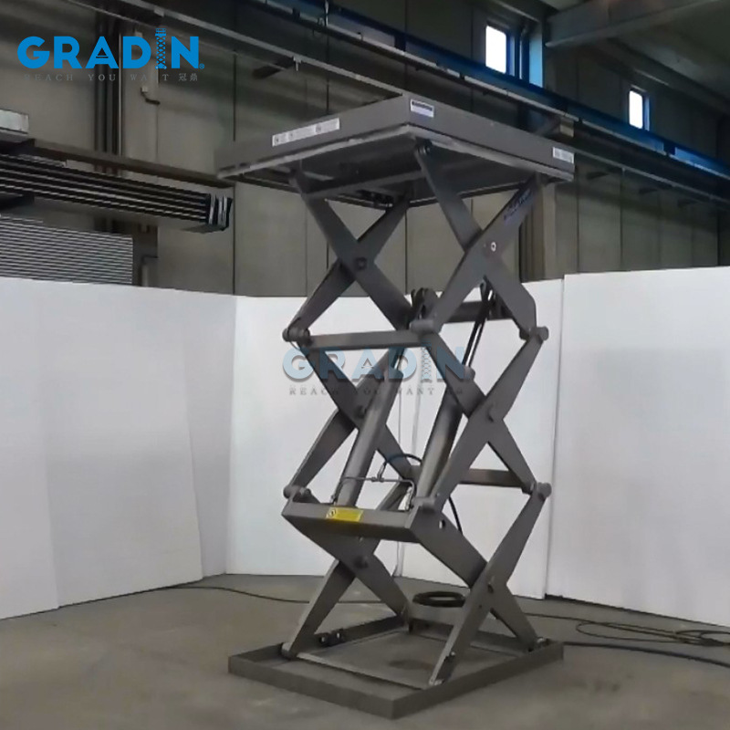 电动剪叉式升降机 12米13米轻型剪叉升降平台 电动液压升降平台