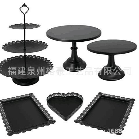 Transfronterizos Amazon temu postre estante de exhibición bandeja de pastel estante de pastel diseño de cumpleaños