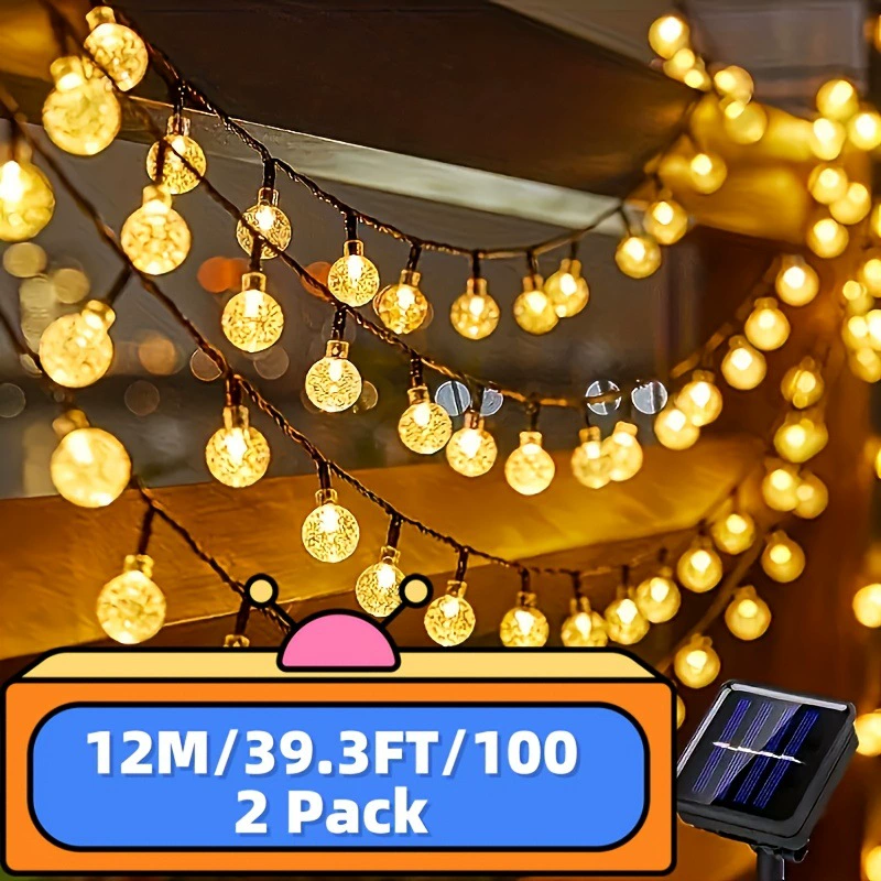 [100led/50 led Bubble Ball Solar Light String Length39.3ft/]