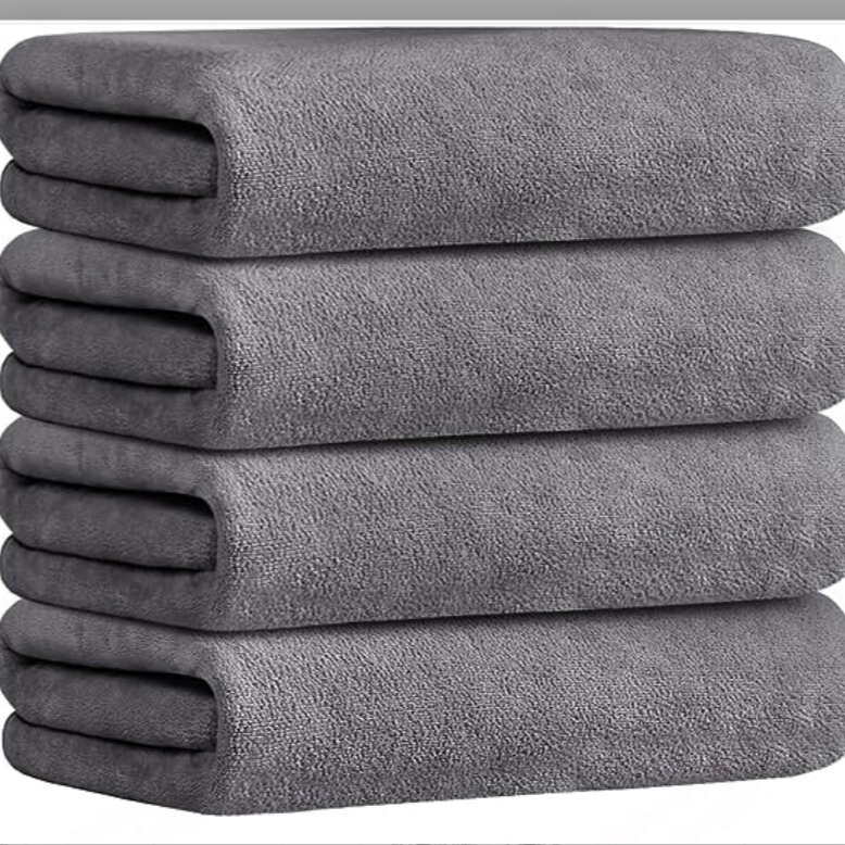 Cross-border wholesale microfiber bath towel 52*110 thickened multi-color bath towel