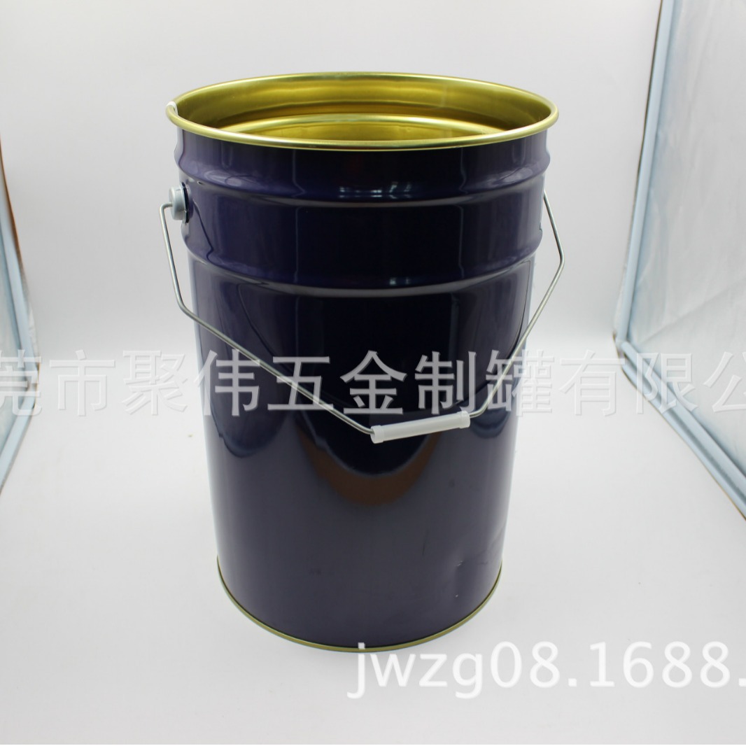 （批发零售）马口铁花篮桶油漆桶化工罐各类硅胶树脂马口铁罐直销