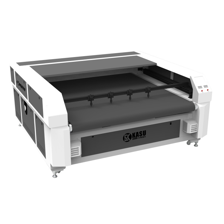 现货自动激光切割机非金属材料皮革布料纸板自动激光切割机