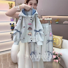 女童秋季套装2025新款儿童时髦可爱拉布布秋装时尚两件套女孩春秋