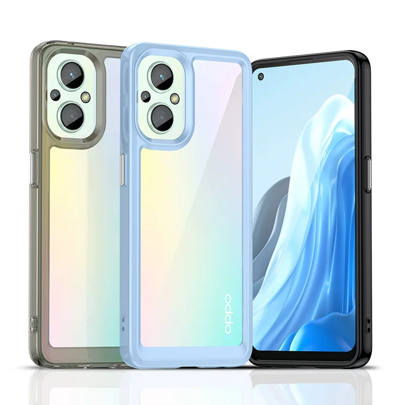 Чехол для телефона Oppo, совместимый акриловый космический чехол