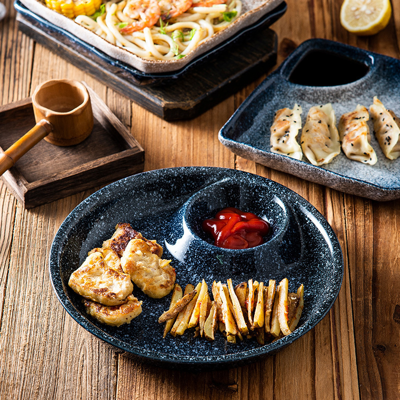 Japanese -style dish dumpling plate steaming dumpling plate with…