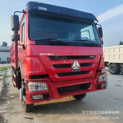 Cross-border used large dump truck, 380 horsepower HOWO dump truck, heavy-duty truck, eight-wheel rear dump truck for transporting soil (Yük maşınları)