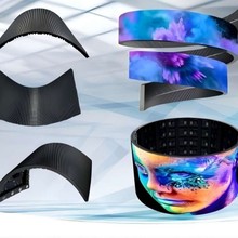 led显示屏全彩ledP2led圆环屏弧形屏led软屏led圆柱屏高清显示