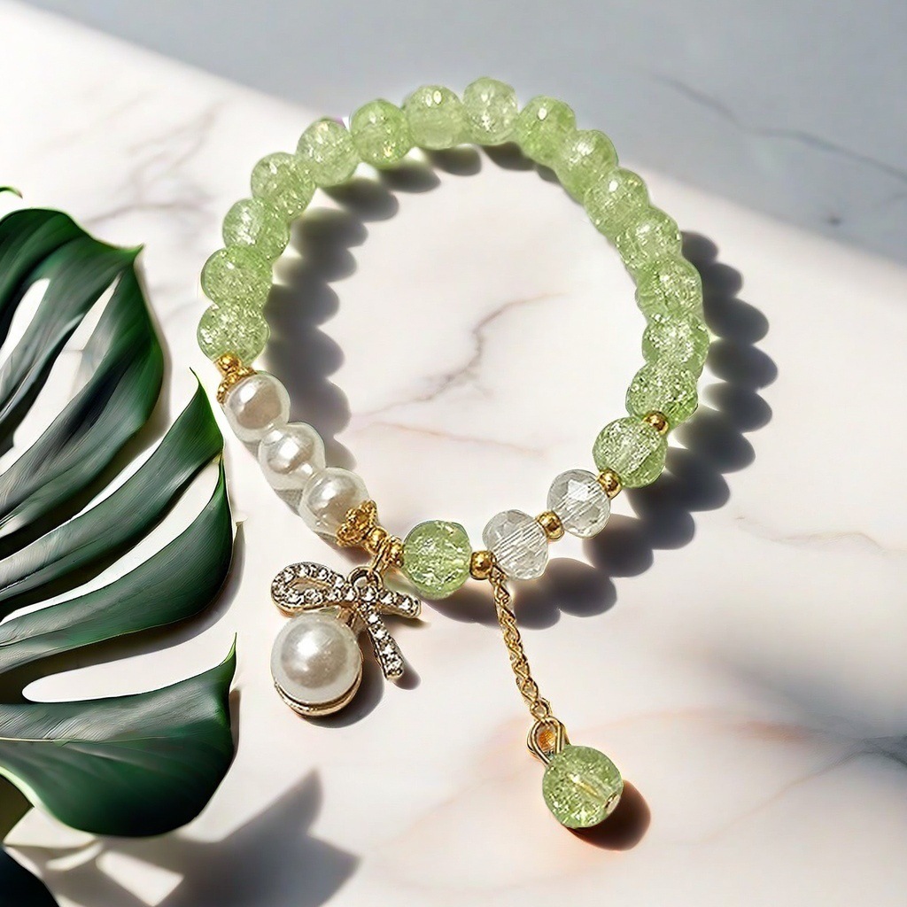 AC03 그린 보우 팔찌