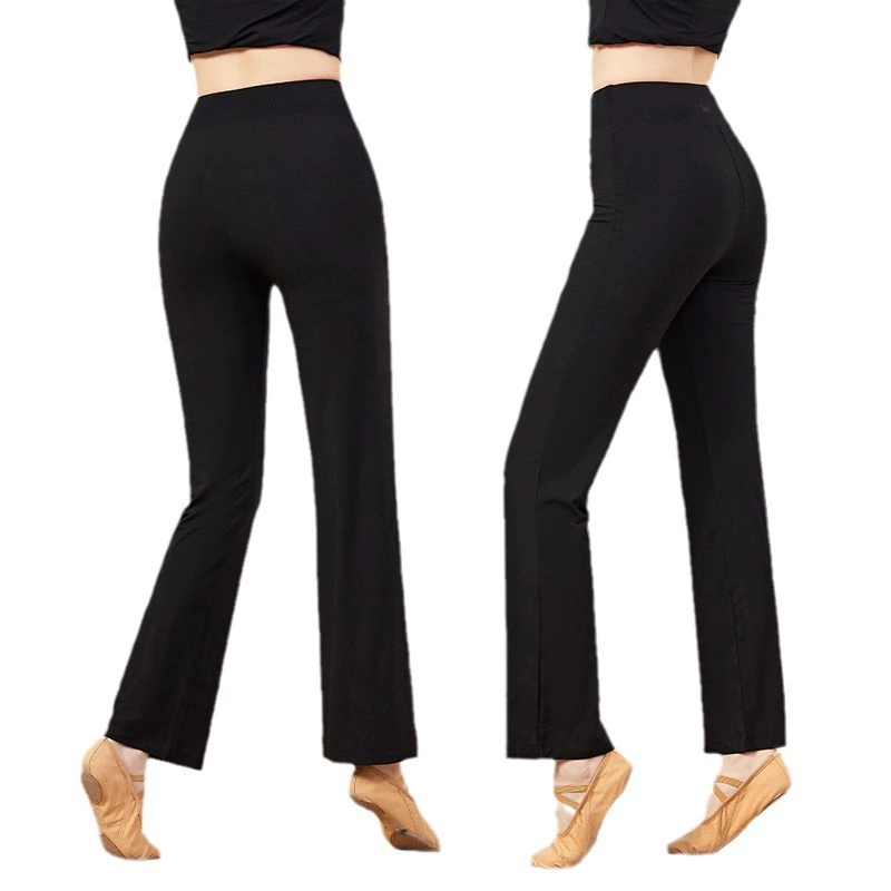 Black modern summer dancing trousers