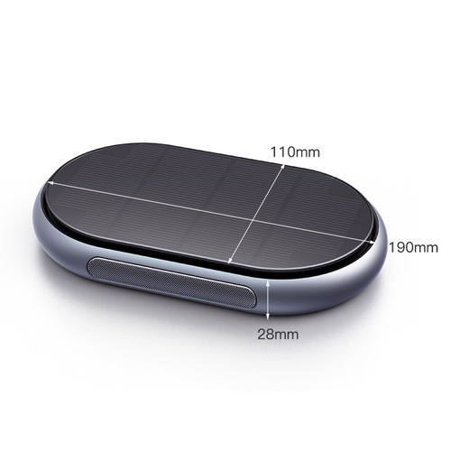  New Solar Car Air Purifier Negative Ion Odor Removal Secondhand Smoke Factory Direct Sales