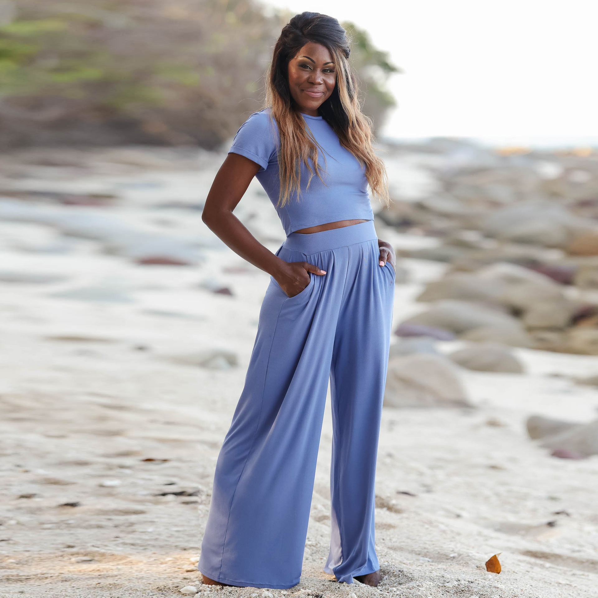 GraceChic GraceChic GraceChic Mode Décontractée Printemps Été 2025 Nouvel ensemble deux pièces T-shirt à manches courtes + pantalon long Exportation Grandes Tailles Vêtements pour femmes_voghion.com