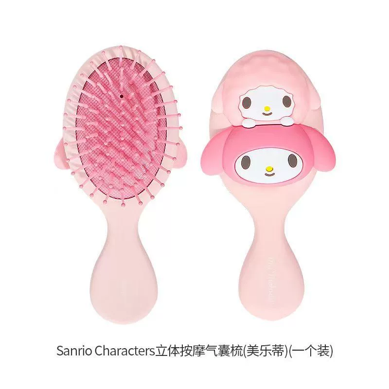 Рукоятный массажёр головы Miniso Sanrio с 3D забавными персонажами, малый воздушный мешок, портативный (4 цвета)