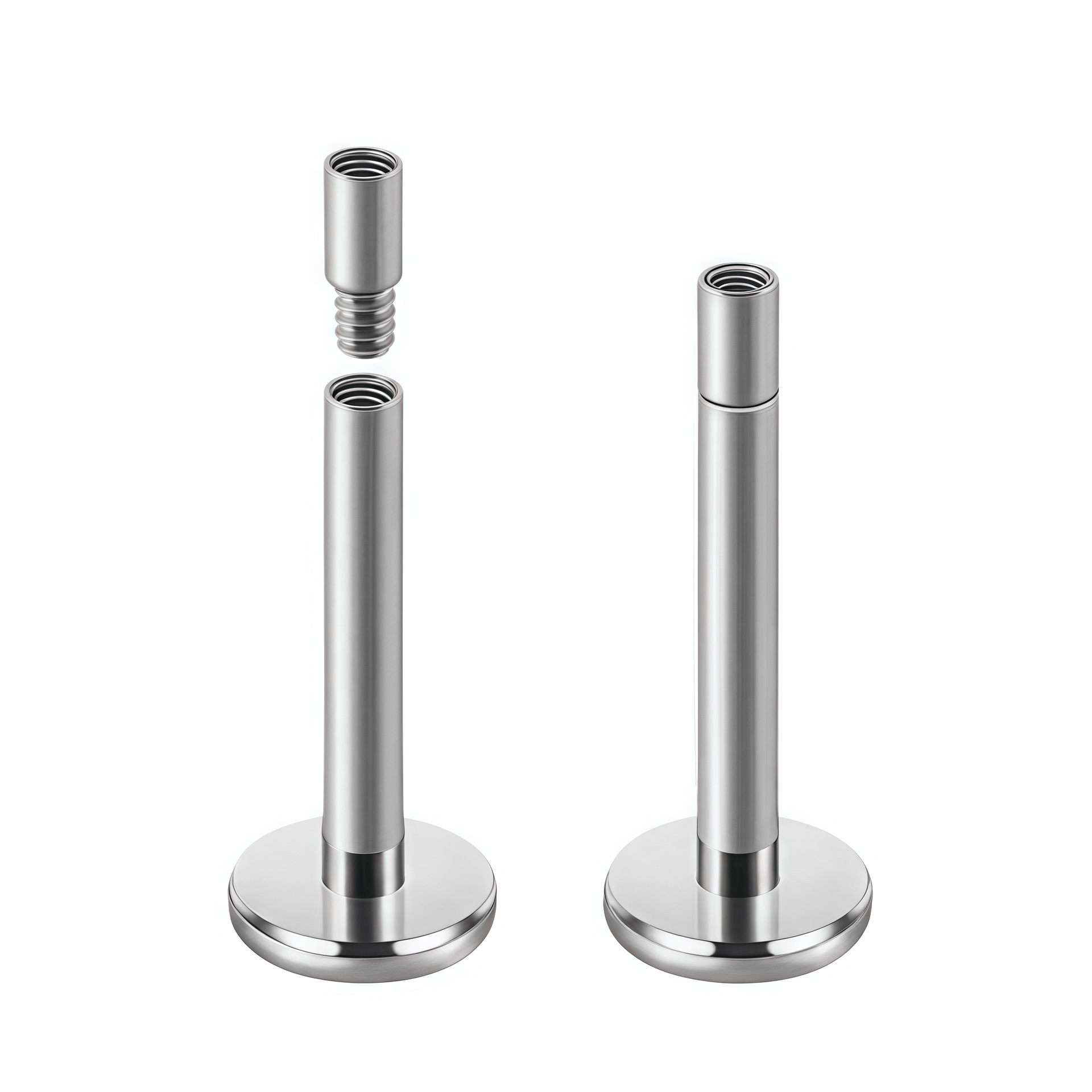 G23 Titanium Internally Threaded Extension Rod for Ear, Lip, Belly, Tongue Piercing Jewelry Parts detail image 8