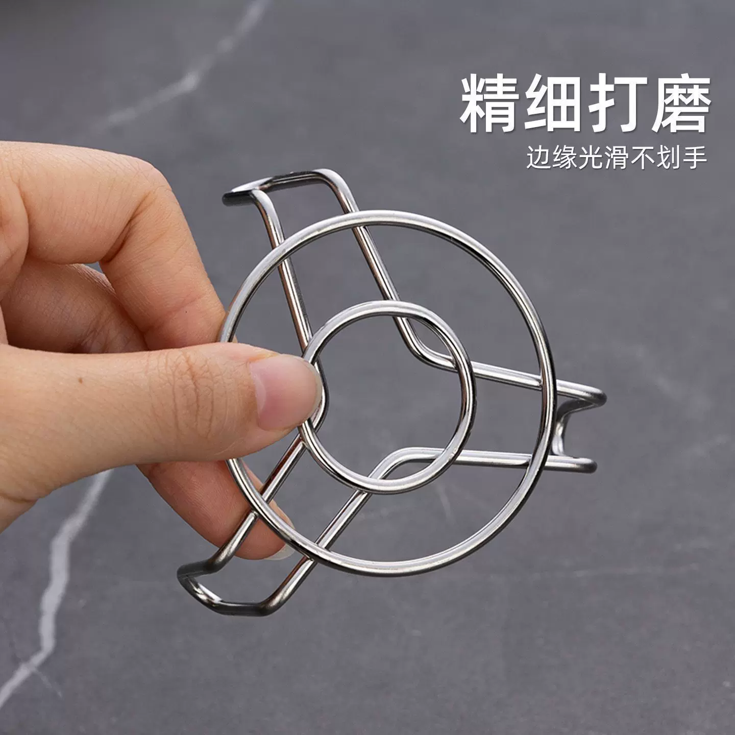 不锈钢迷你蒸架隔水蒸煮支架蒸格家用电饭煲高压锅高脚蒸笼架