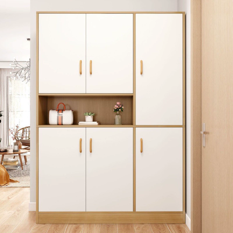 Шкаф для обуви для домашнего входа, легкий роскошный прихожий, шкаф для прихожей большой вместимости, шкаф для хранения в скандинавском стиле, простая современная полка для обуви.