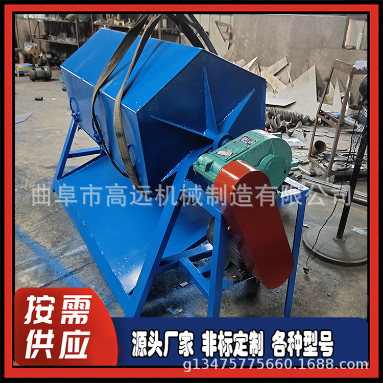 金属配件打磨机   铁件去毛刺除锈机   石材去棱角六角滚筒抛光机