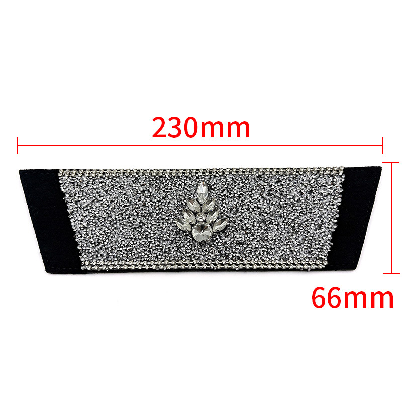 Nuevos accesorios de zapato DIY una sola forma de sandalias de diamante semiacabados zapatillas taladro superior