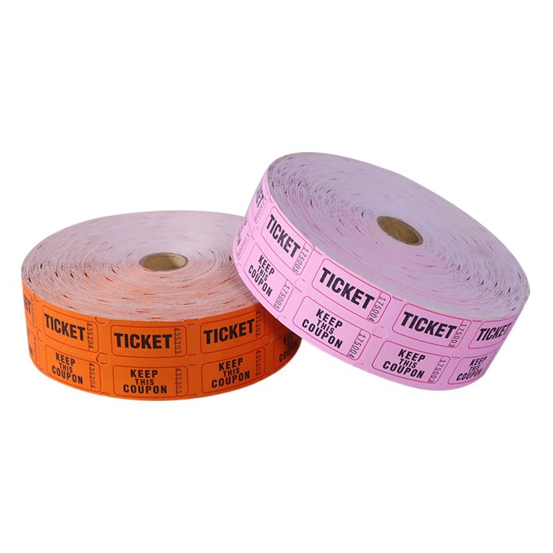 Празднование мероприятия лотерейная машина бумажная лотерея билет билет билет красный лотерейный билет билет игровой билет ваучер