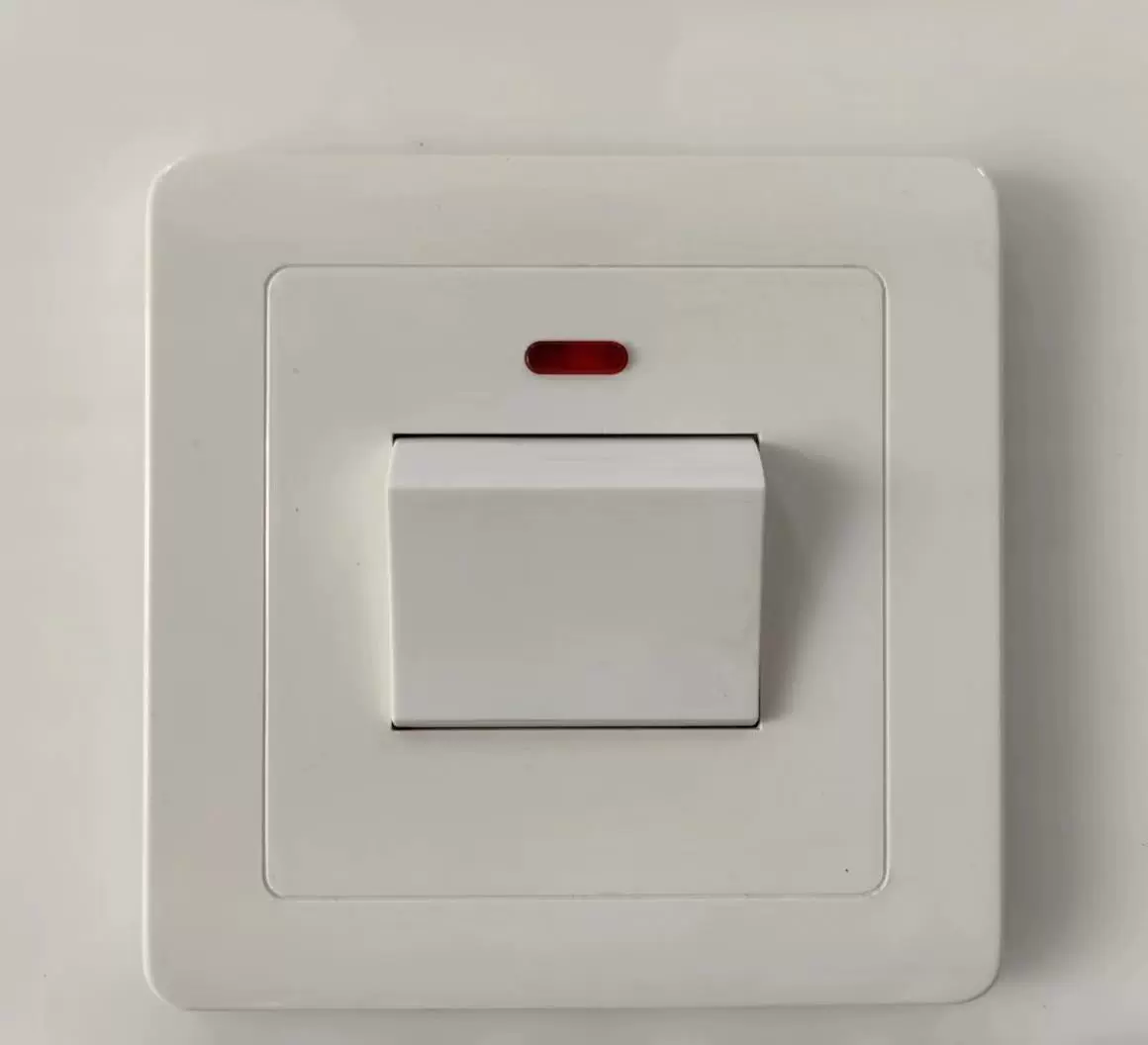 Luoge Wall Ultra-Thin Switch Panel - Lightweight, Multi-Config Electrical Socket Box with Light