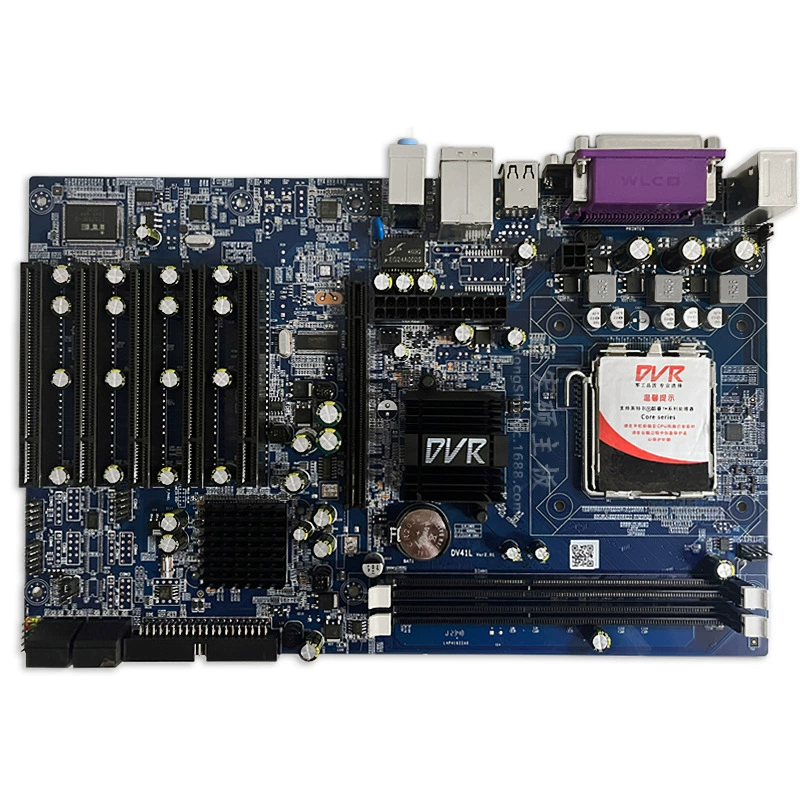 Оптовая новая материнская плата G41 DVR промышленного управления DDR3 для охраны и отключений питания, четырехъядерный двойной ядро 775