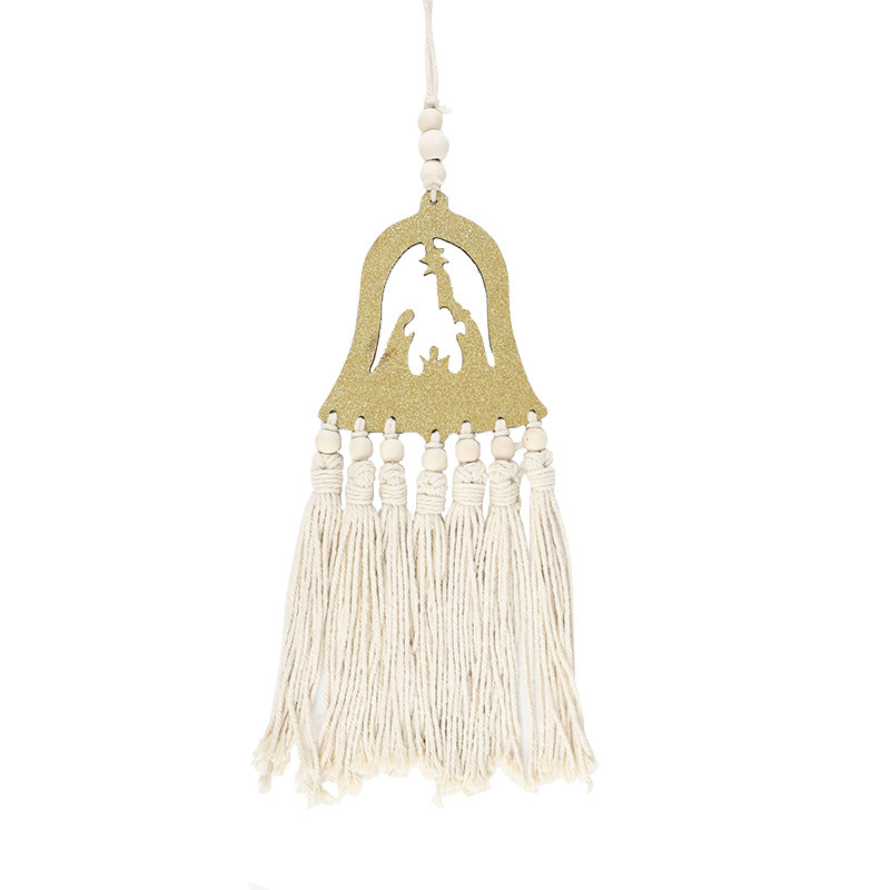 Campana colgante de pared de hilo de algodón 18*12*50