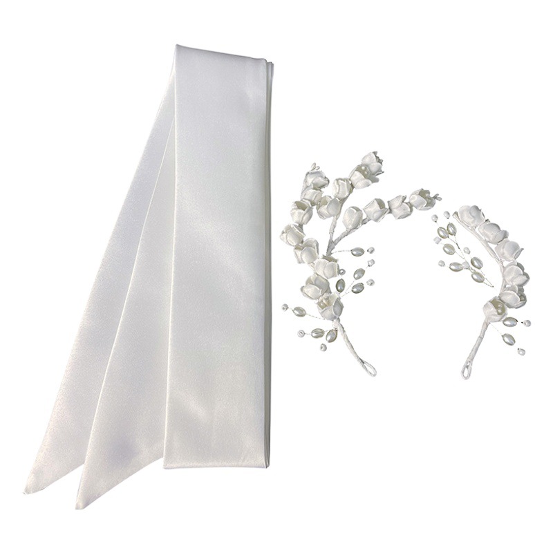 Nuevo Super Hada lirio flor brote horquilla banda de pelo traje nupcial boda Mori fotografía viaje fotografía vestido de novia Accesorios