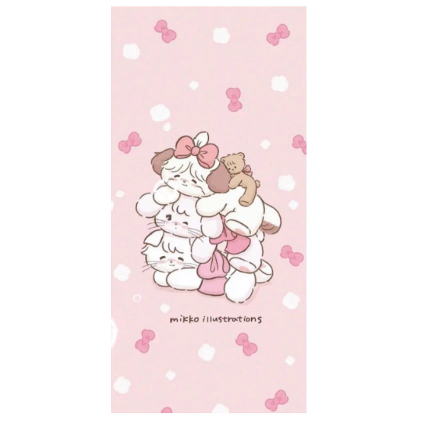 침대 옆에 쌓인 아라한 아기