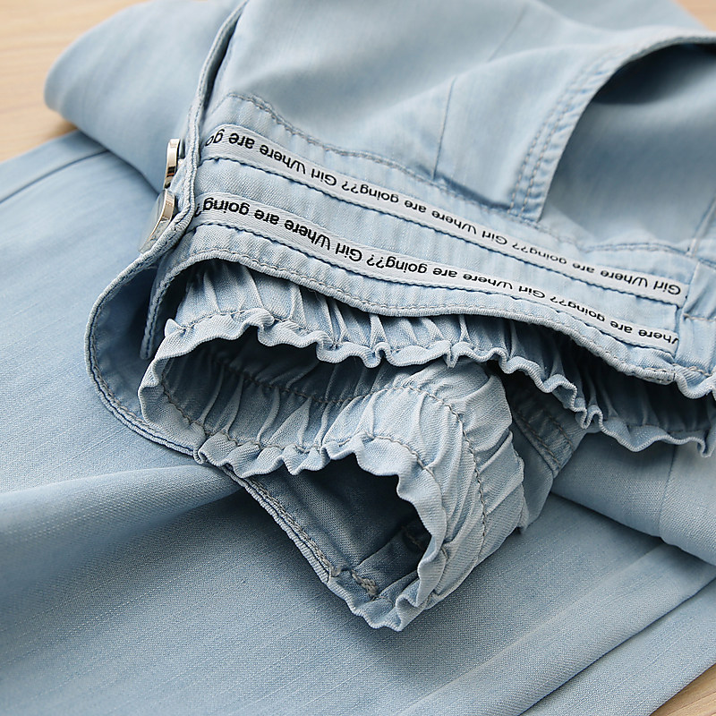 Enjoy the Ultimate Pants! so Comfortable! the Pants Are Super Slimming! Tencel Straight-Leg Denim Wide-Leg Long Pants for Women, Thin, Summer Style Enjoy the Ultimate Pants! so Comfortable! the Pants Are Super Slimming! Tencel Straight-Leg Denim Wide-Leg Long Pants for Women, Thin, Summer Style