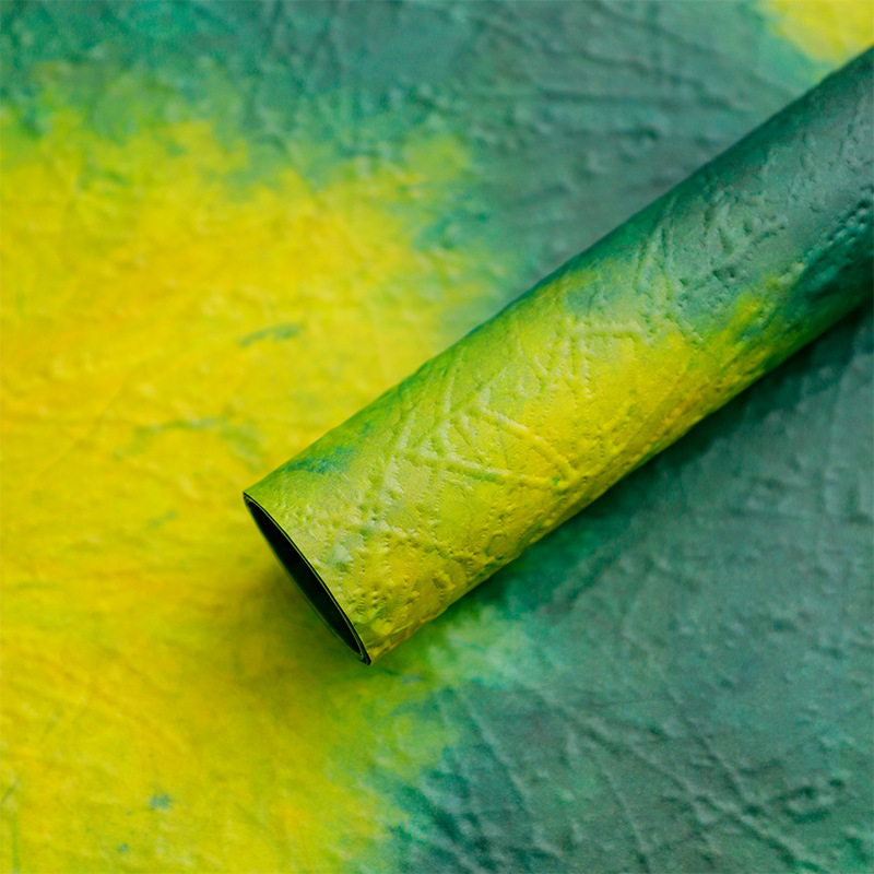 Papel de regalo para flores famoso en Internet, papel artístico con relieve tridimensional, papel de kapok impermeable, materiales de embalaje para arte floral.