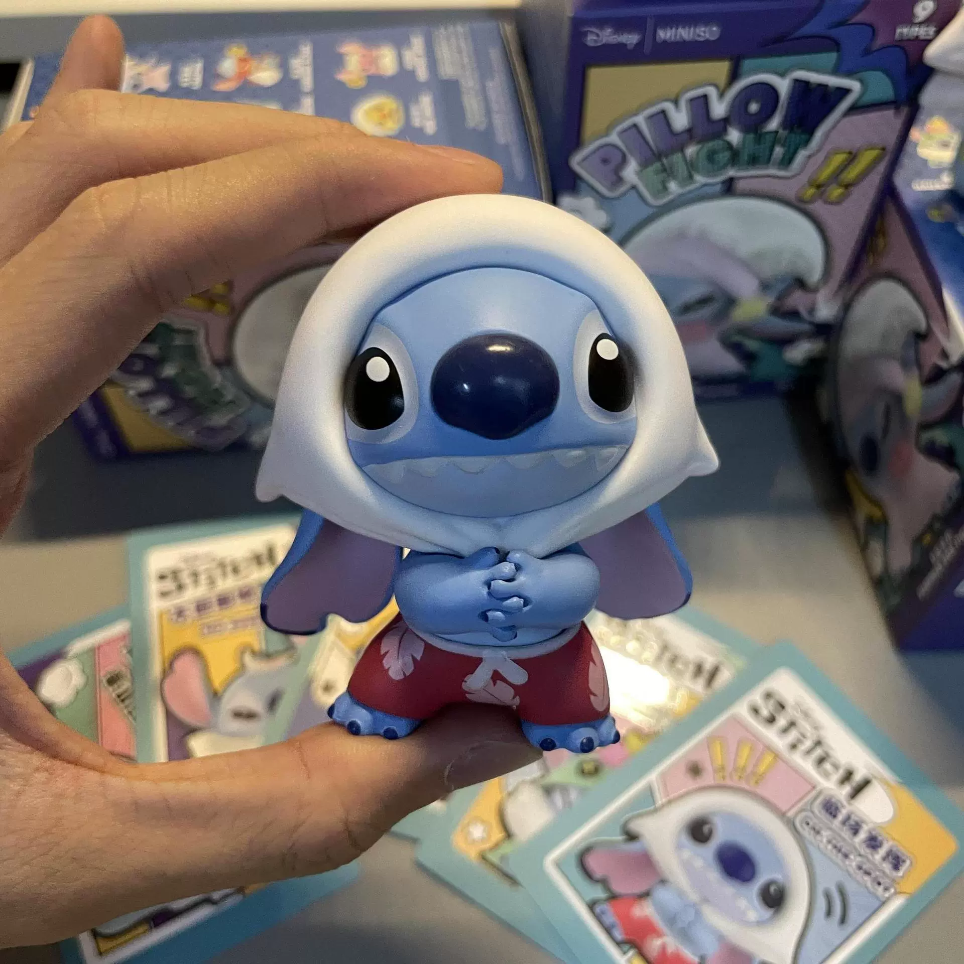 Оригинальный премиум продукт Miniso Disney Stitch Pillow Fight серия слепая коробка модная фигурка