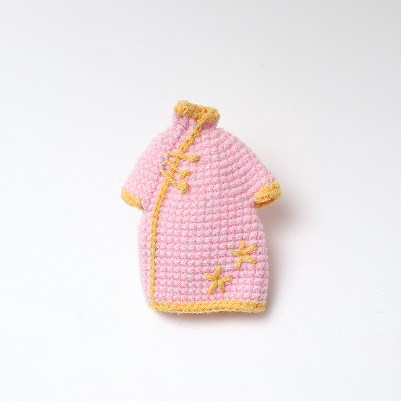 레트로 치파오 핑크 부티크 귀여운 4개의 주요 요소