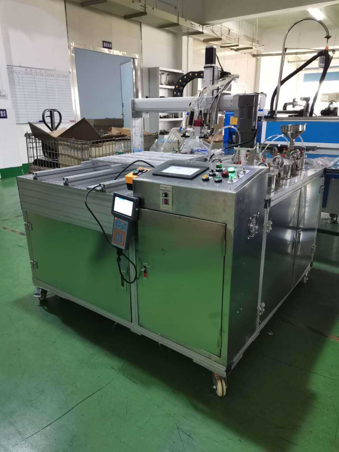 密封条浇注机，PU电柜门密封条注胶机，低压发泡胶打胶机