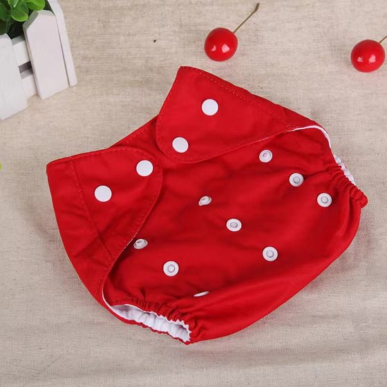 Baby's Plain small size Washable Diapers Baby's Adjustable Children's Thin Thick Fleece Mesh Diapers