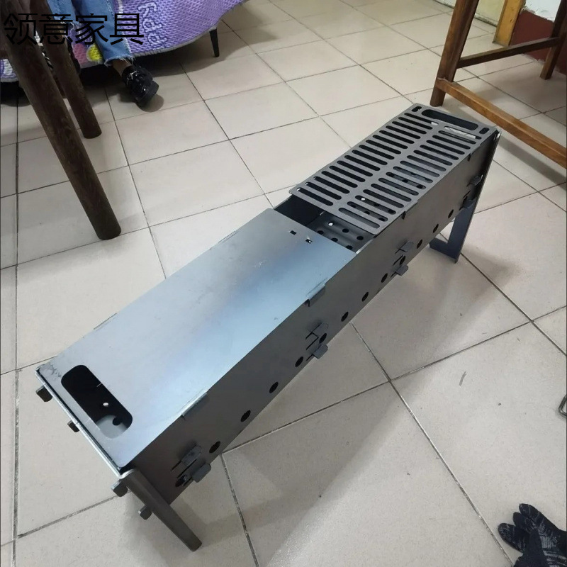 烧烤炉烤炉加厚烧烤卡片式便携炉子家用可拆卸折叠户外木炭野外|undefined