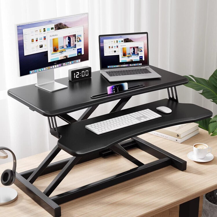 Standing Workstation Computer Lift Table Computer Desk Adjustable Height Office Desk Study Desk