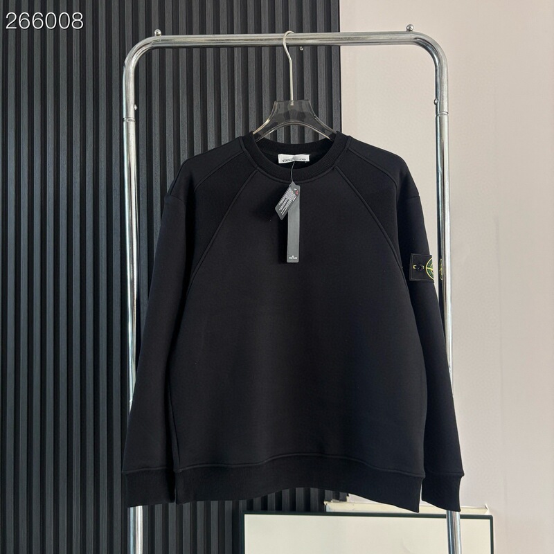 Cross-Border Stone Island Round-Neck Fleece-Lined Thick Warm Sweatshirt Wholesale 13-Line Trendy Brand Island Cross-Border Stone Island Round-Neck Fleece-Lined Thick Warm Sweatshirt Wholesale 13-Line Trendy Brand Island