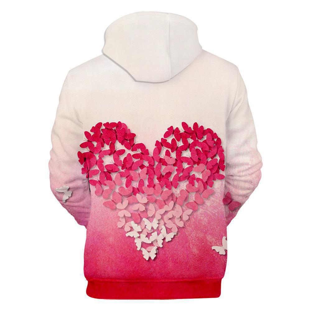 -Sudadera deportiva holgada con capucha impresa en 3D para hombres y mujeres con elementos del Día de San Valentín_voghion.com