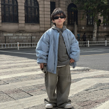 韩国童装批发儿童棉衣2025冬季新款男童棉服韩版夹克外套衣服休闲