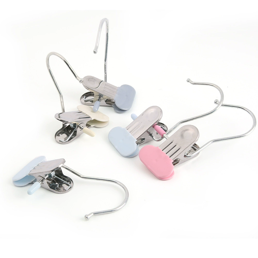 Расширенный с крюком Многофункциональный зажим крючка для домашнего использования без следов зажим для одного удобного зажима для брюк с крючком