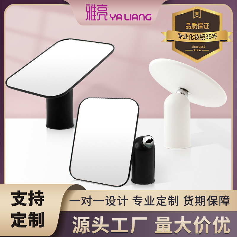 Estilo nórdico simple mesa giratoria espejo de maquillaje moda creativa HD belleza espejo al por mayor espejo de escritorio