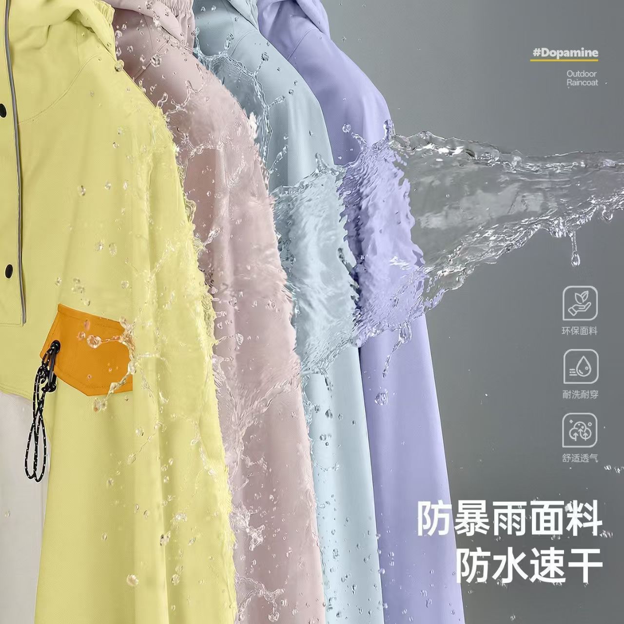 Ganzkörper Damen Mode Motorrad E-Bike Regenponcho 2026 Neues Modell Elektrofahrzeug Regenmantel Übergroße Extra lange Wasserdicht gegen Starkregen