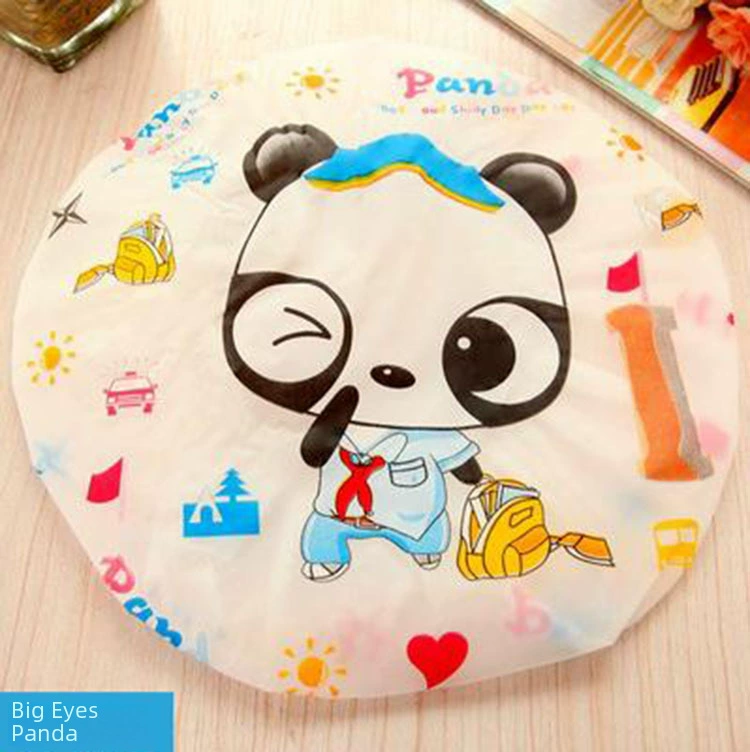 cartoon Japanese shower cap for adults, hat, increased thickness