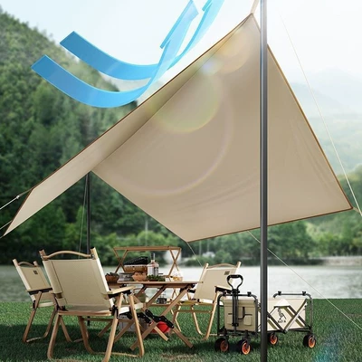 Coated Canopy Tent Thickened Avtomobil yan çətirləri