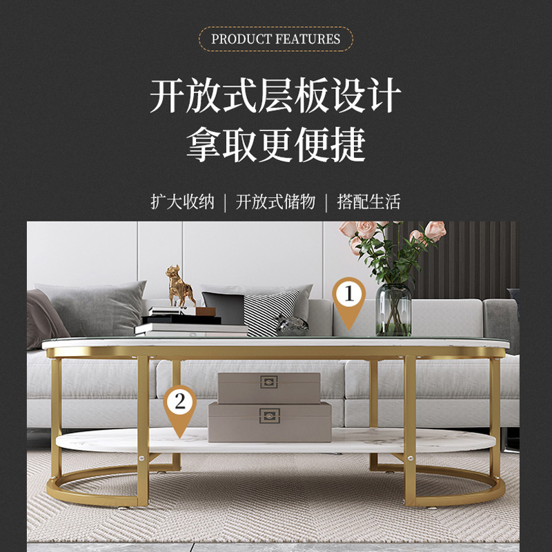 Mesa de café sala de estar sofá en casa lado varios Luz de lujo moderna Red roja pequeña mesa de café pequeño apartamento simple vidrio pequeña mesa