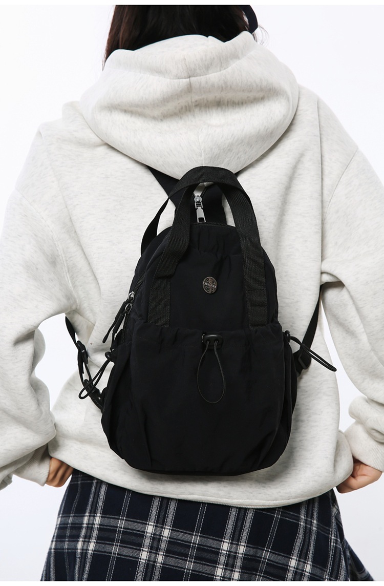 Backpack Men's And Women's 2025 Multifunctional Breast Bag Lightweight Nylon Cloth Bag Single Shoulder High Value Work Commuter Messenger Bag_voghion.com