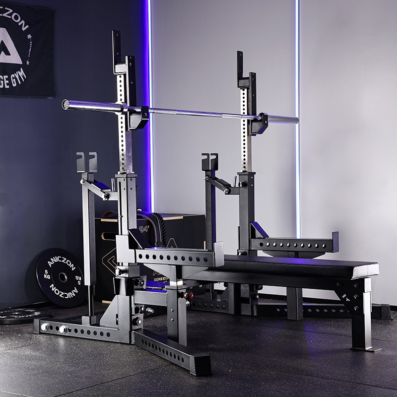 Strength Lifting Stand Commercial Squad Gym Professional Plate Chest Barbell Strength Lifting Stand Multifunctional