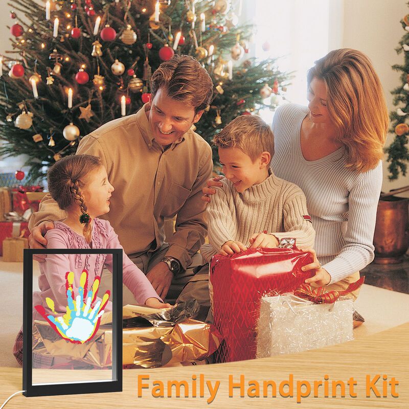 Cross-border DIY Photo Frame Color Graffiti Handprint Photo Frame Multi-person Table Home USB DIY Handprint Photo Frame Cross-border DIY Photo Frame Color Graffiti Handprint Photo Frame Multi-person Table Home USB DIY Handprint Photo Frame