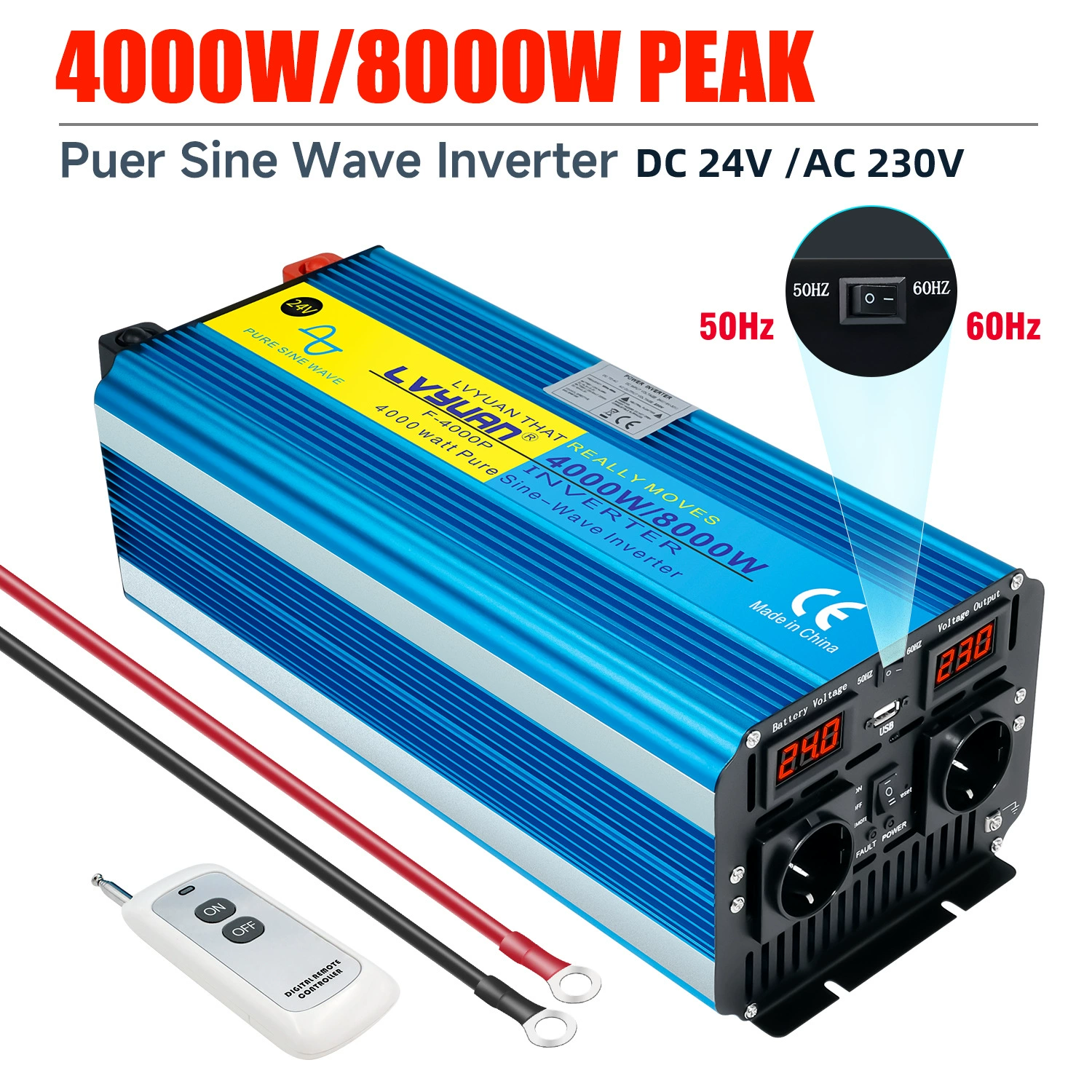Ключ-переключатель питания, 4000W, 8000W, высокая мощность, 72V, 240V
