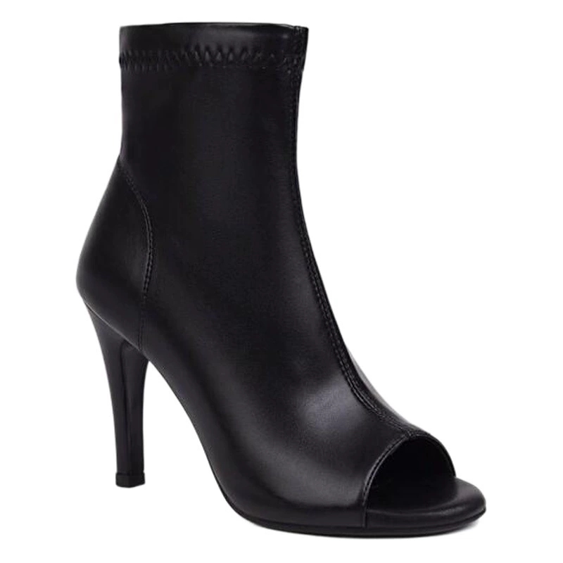 Джазовые танцевальные туфли на высоком каблуке, специальные европейские и американские сандалии с рыбьим ртом, женские короткие сапоги с открытым носком, танцевальная обувь на шпильке