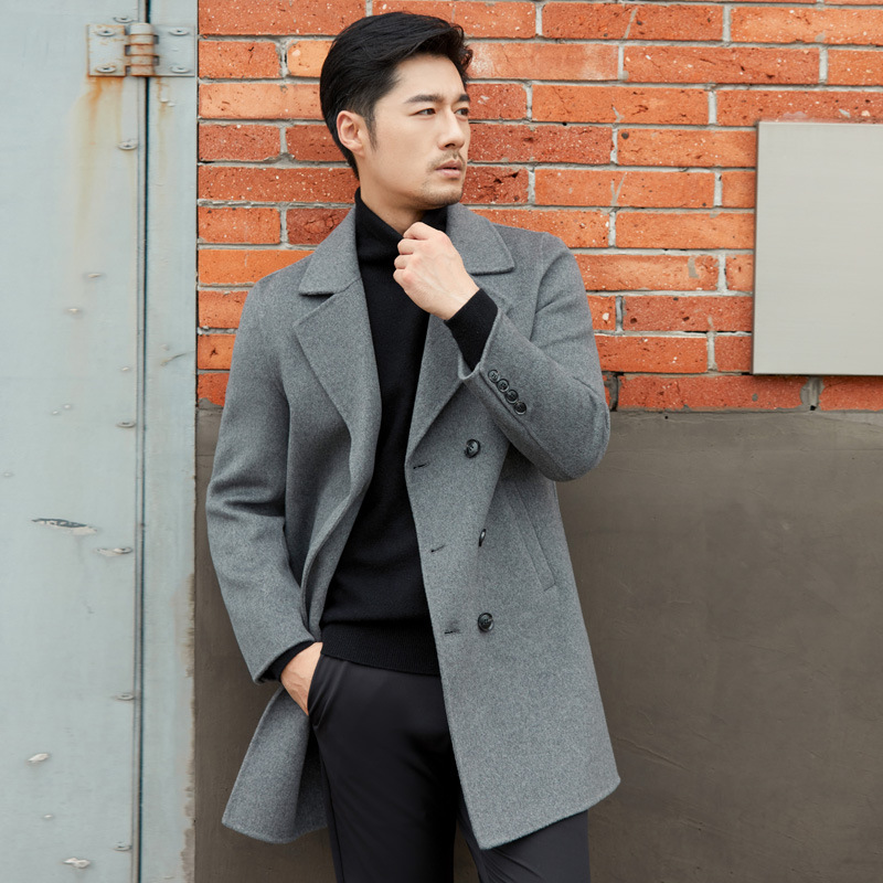 Winter double-sided trench coat